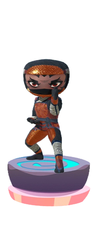 Orange ninja Titan